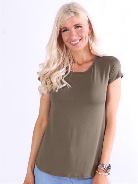 Otine Short - Enkel blus med korta ärmar (bestseller)